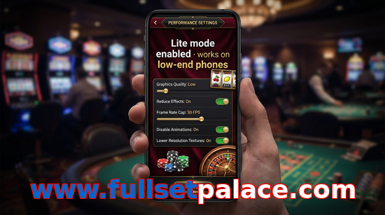 Payment and PKR controls in Www.fullsetpalace.com