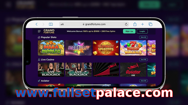 Main screen of Www.fullsetpalace.com ios page for PK players