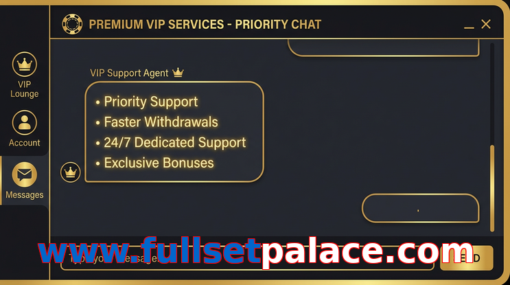 Payment and PKR controls in Www.fullsetpalace.com